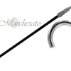 Silver Plated Luxury Walking Stick - Handmade in Italy