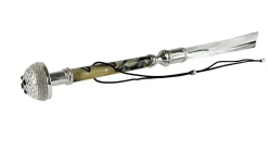 Silver-Plated Luxury Shoehorn with Brass Tongue