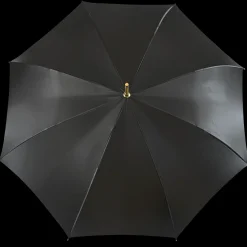 Simple and Elegant Black Umbrella with Animalier design