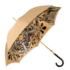 Sleek Italian Majolica Umbrella