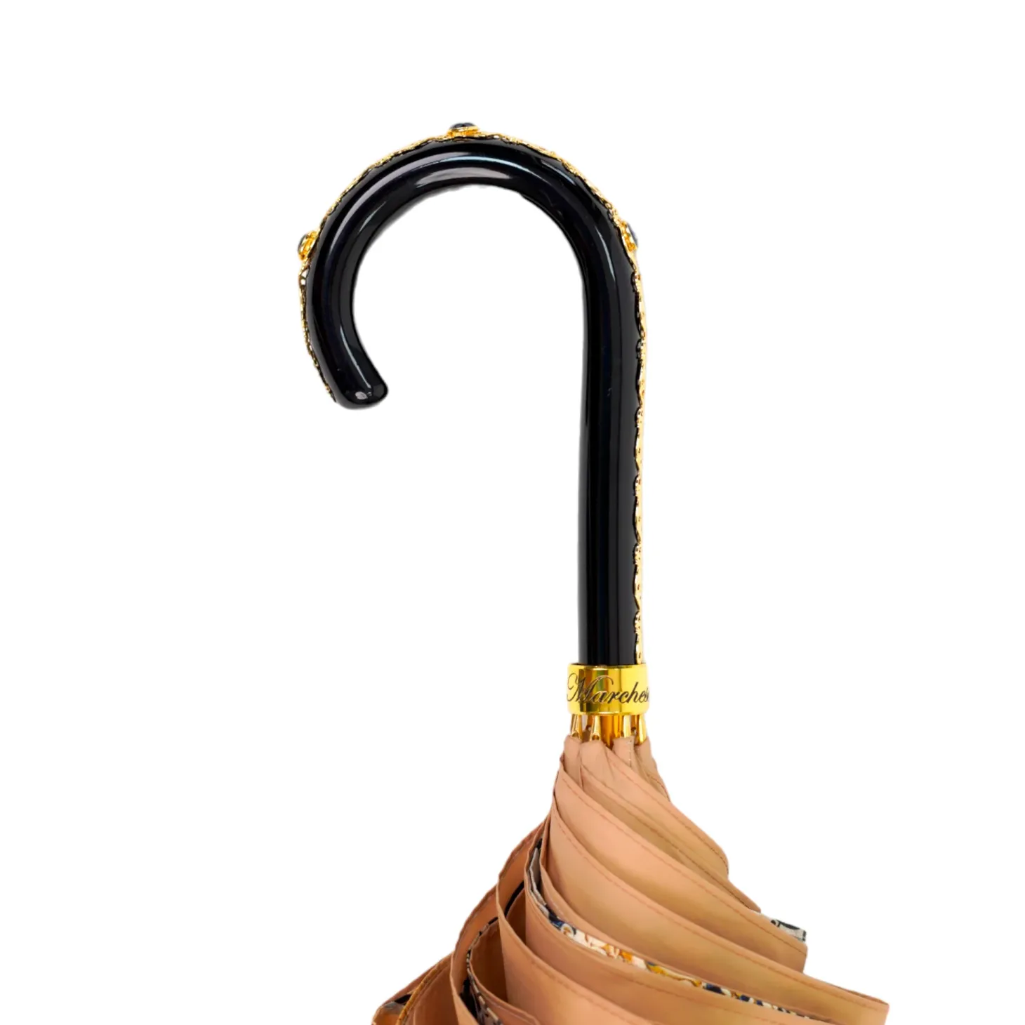Sleek Italian Majolica Umbrella