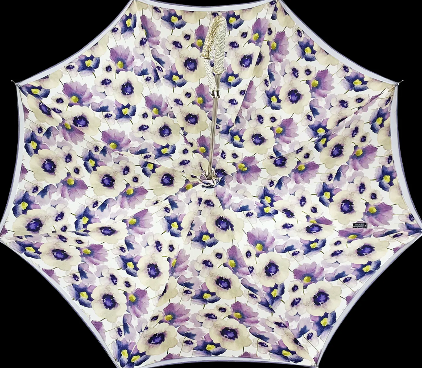 Sparkling Lilac Umbrella with Anemones