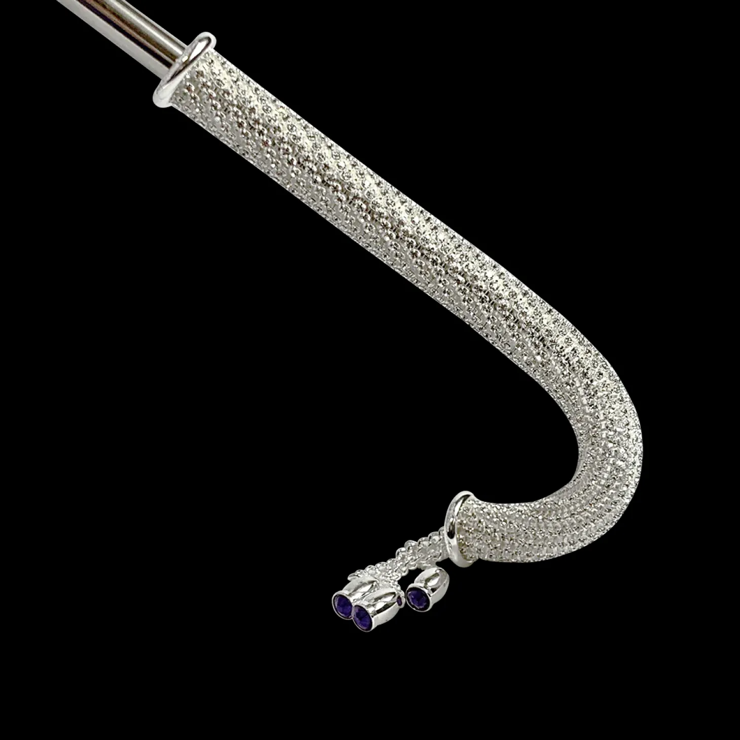 Sparkling Lilac Umbrella with Anemones