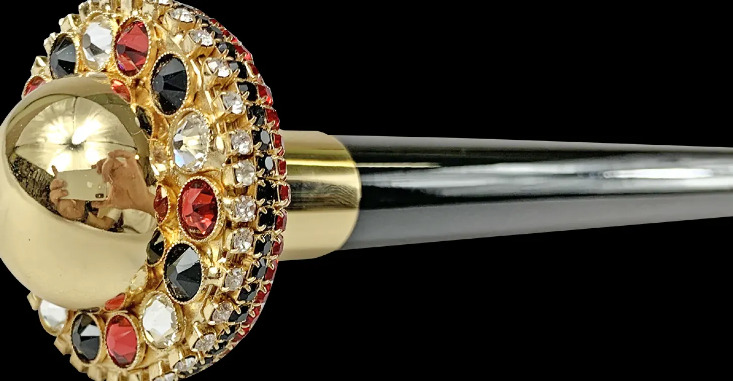 Special milord with Red, white and black crystals