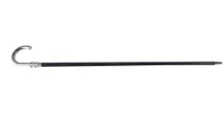 Sturdy Walking Stick With Blue Crystals