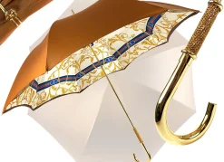 Superb Bronze Color Umbrella With Chains Pattern