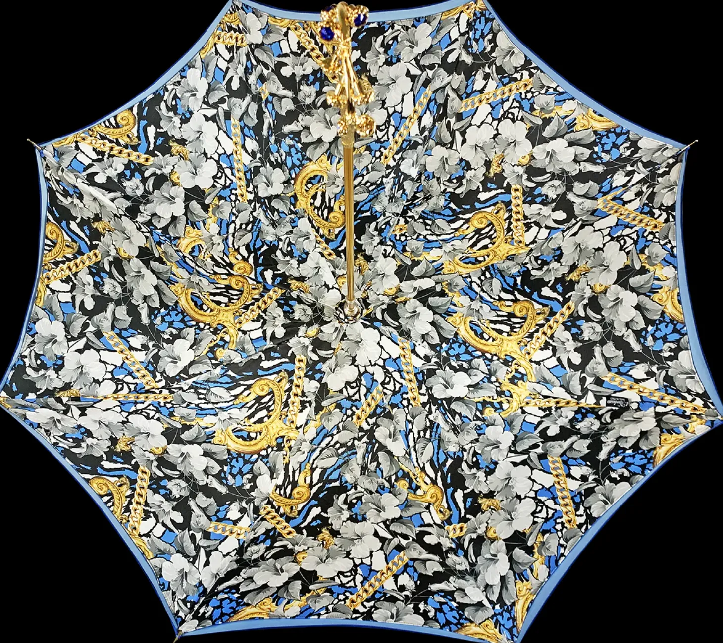 Umbrella in Fantastic double canopy blue