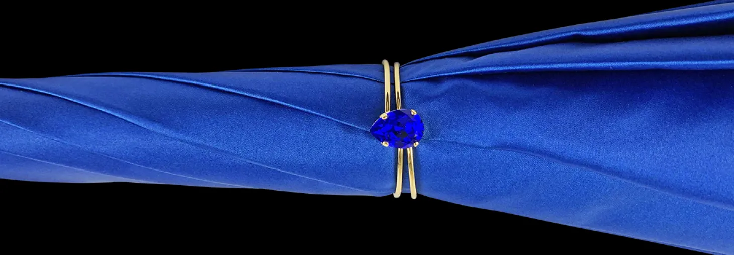 Umbrella in Fantastic double canopy blue