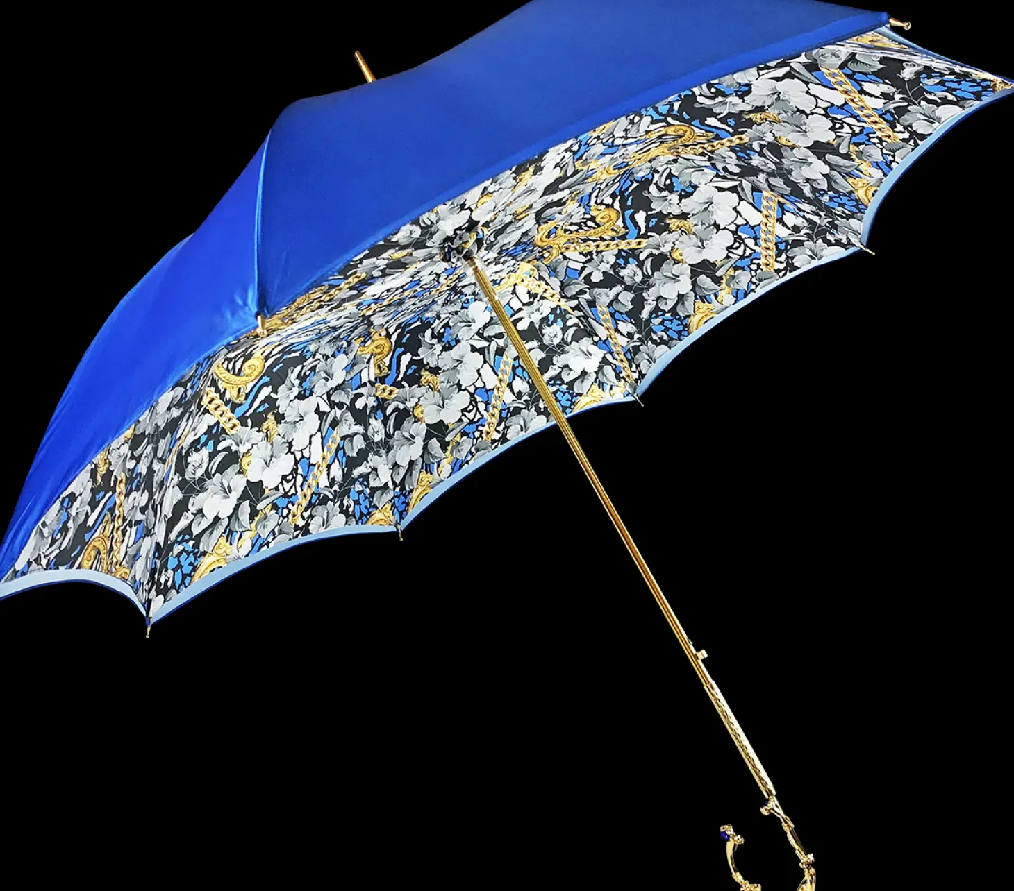 Umbrella in Fantastic double canopy blue