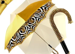 Umbrella In Fantastic Double Yellow Gold Cloth