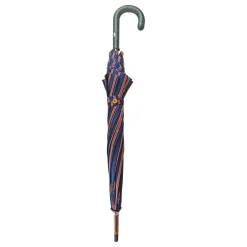 Umbrella with green Caiman Crocodile leather handle