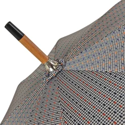 Umbrella with handle in peeled chestnut