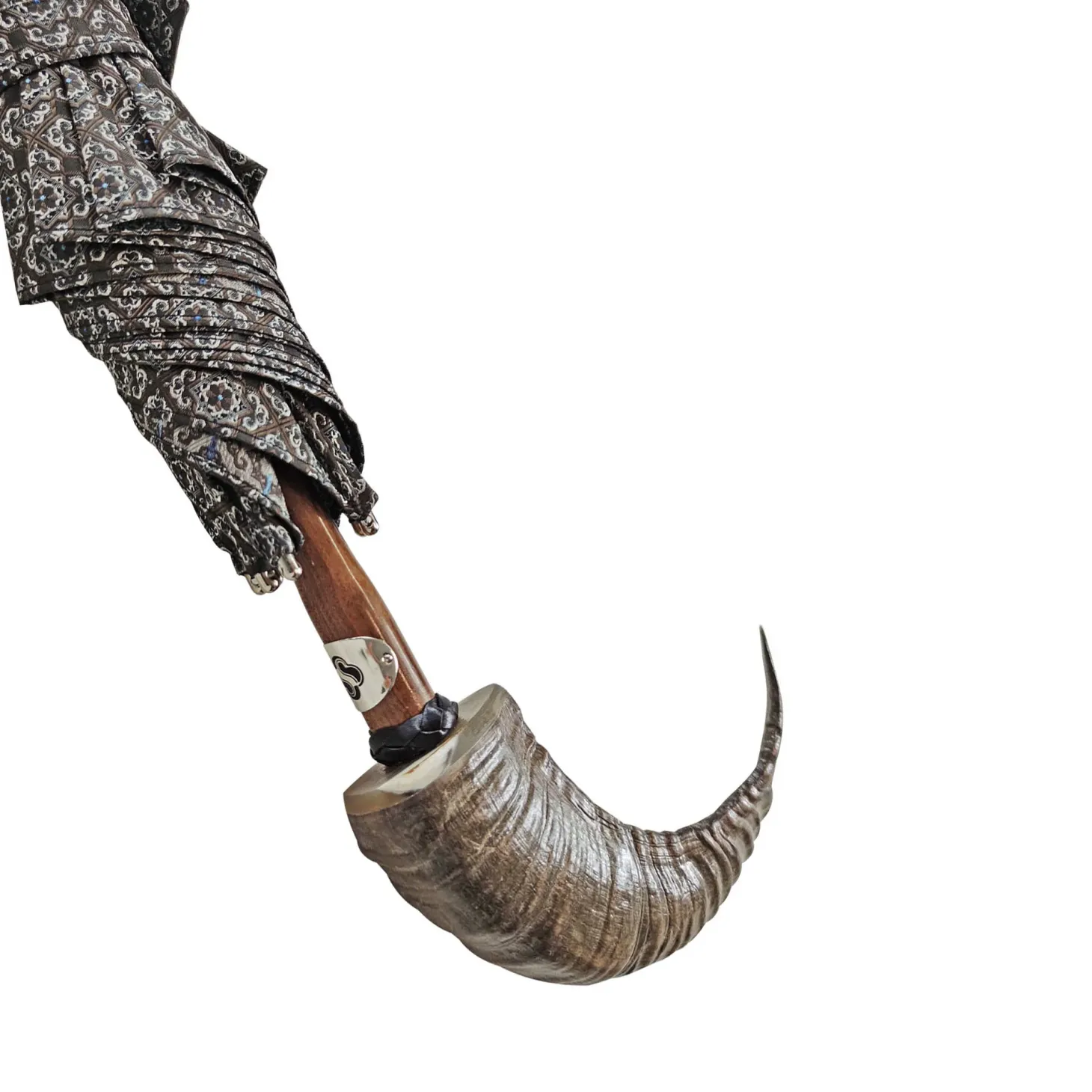 Umbrella with Ram's horn