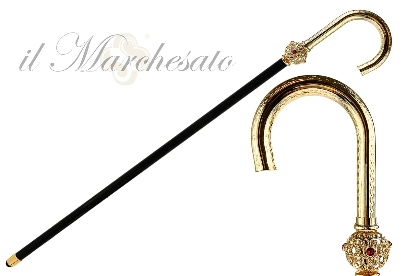 Walking stick for Men with filigree