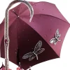 Women's exclusive handmade umbrella with embroidered dragonflies Ladies Umbrellas