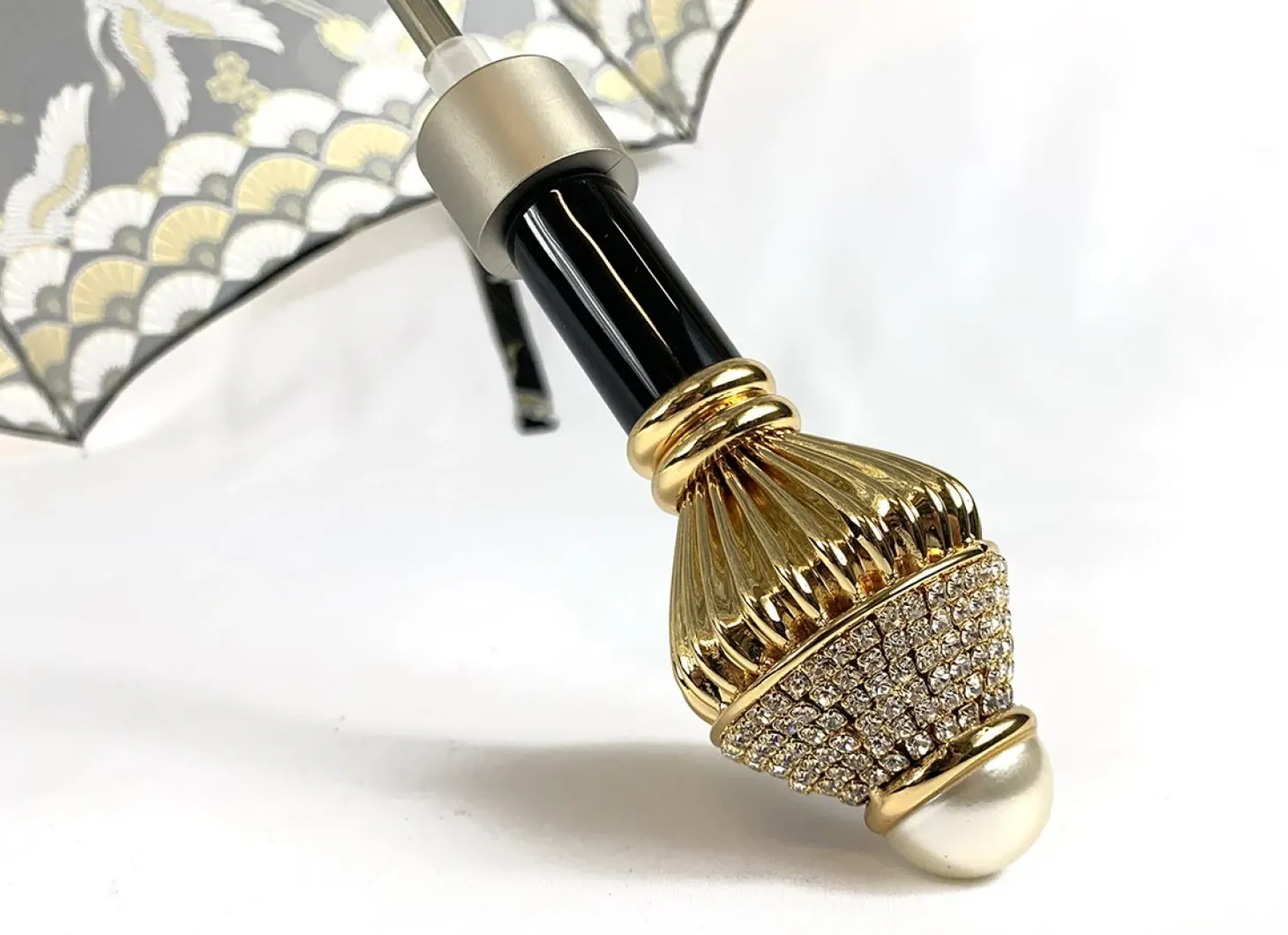 Women's Folding Umbrella - Wonderful Heron Design