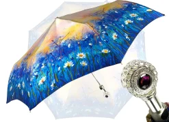 Women's Folding Umbrella - New Exclusive Daisies Design