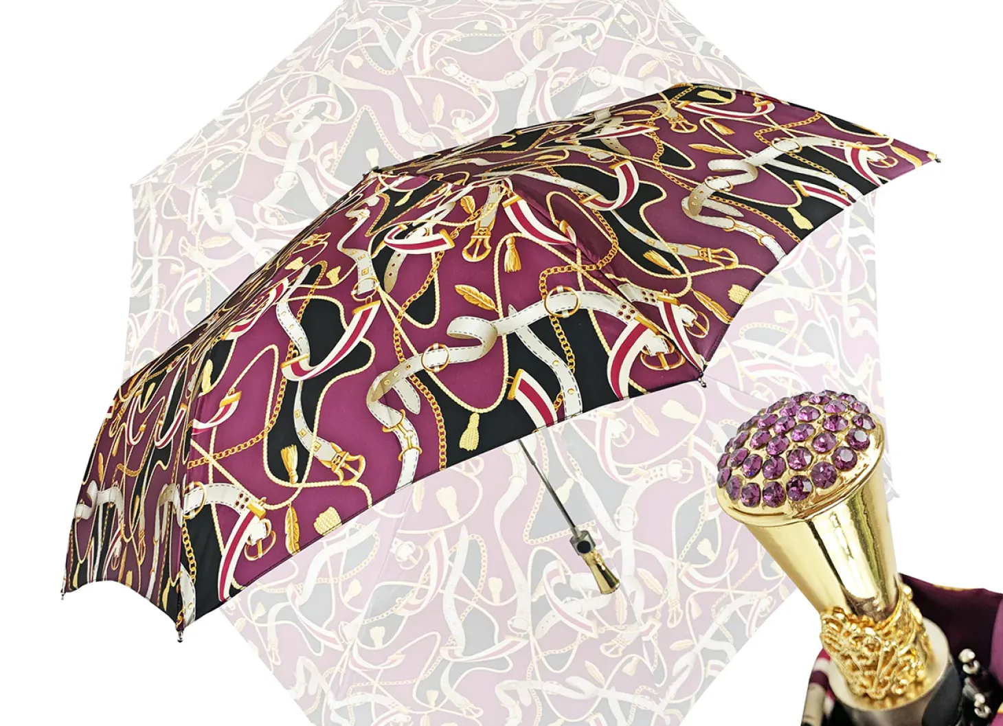 Women's Folding Umbrella - Exclusive crimson Design