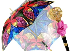 Wonderful Handmade Women's Umbrella - Exclusive Floral Design