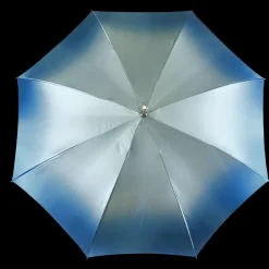 Wonderful light blue Umbrella with abstract marine design