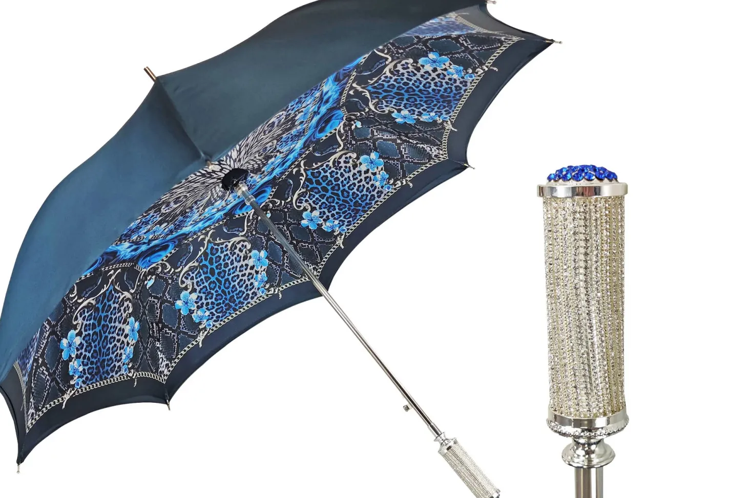 Wonderful petrol design with 925 Silver plated handle