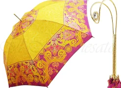 Wonderful Umbrella in a Beautiful Bright Yellow & Fuchsia Design