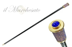 Wonderful Walking Stick For Ceremony with Sapphire crystals