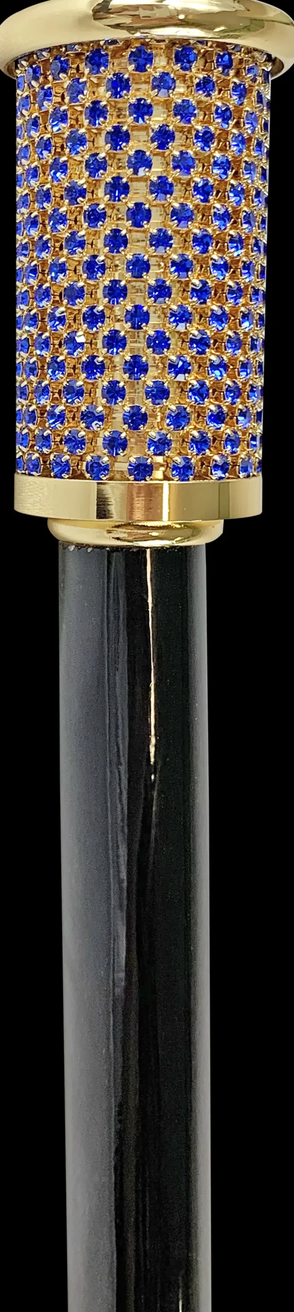 Wonderful Walking Stick For Ceremony with Sapphire crystals