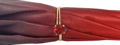 Wonderfull Red Umbrella With Rose Design
