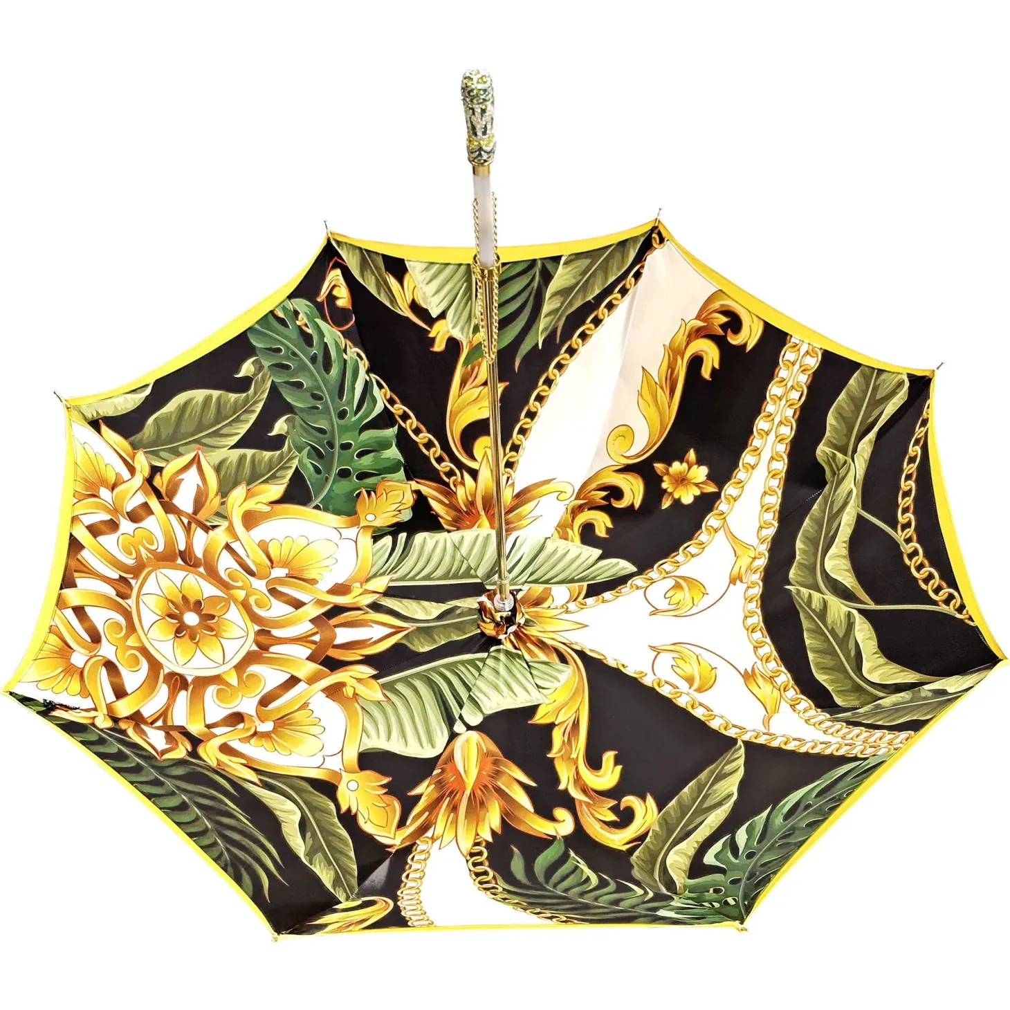 Wonderfull yellow Gold umbrella with Exclusive design