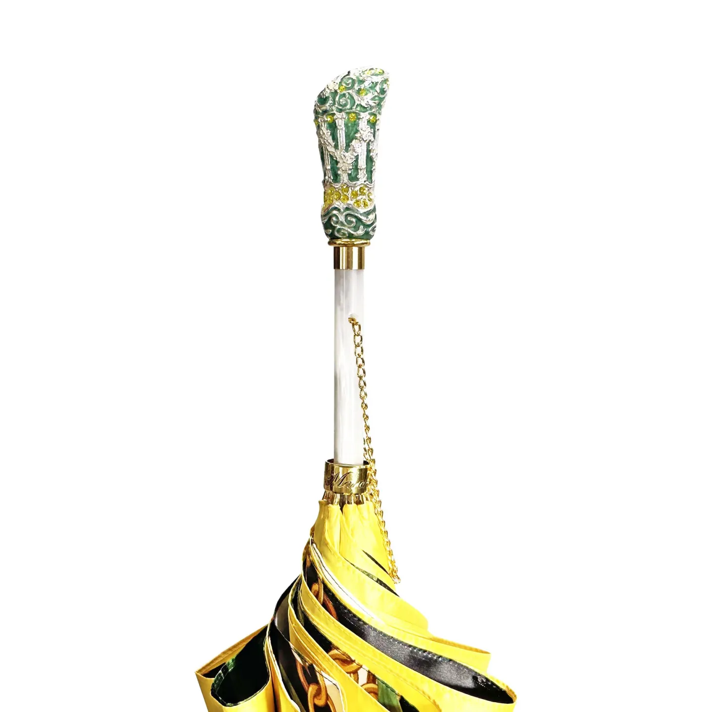 Wonderfull yellow Gold umbrella with Exclusive design