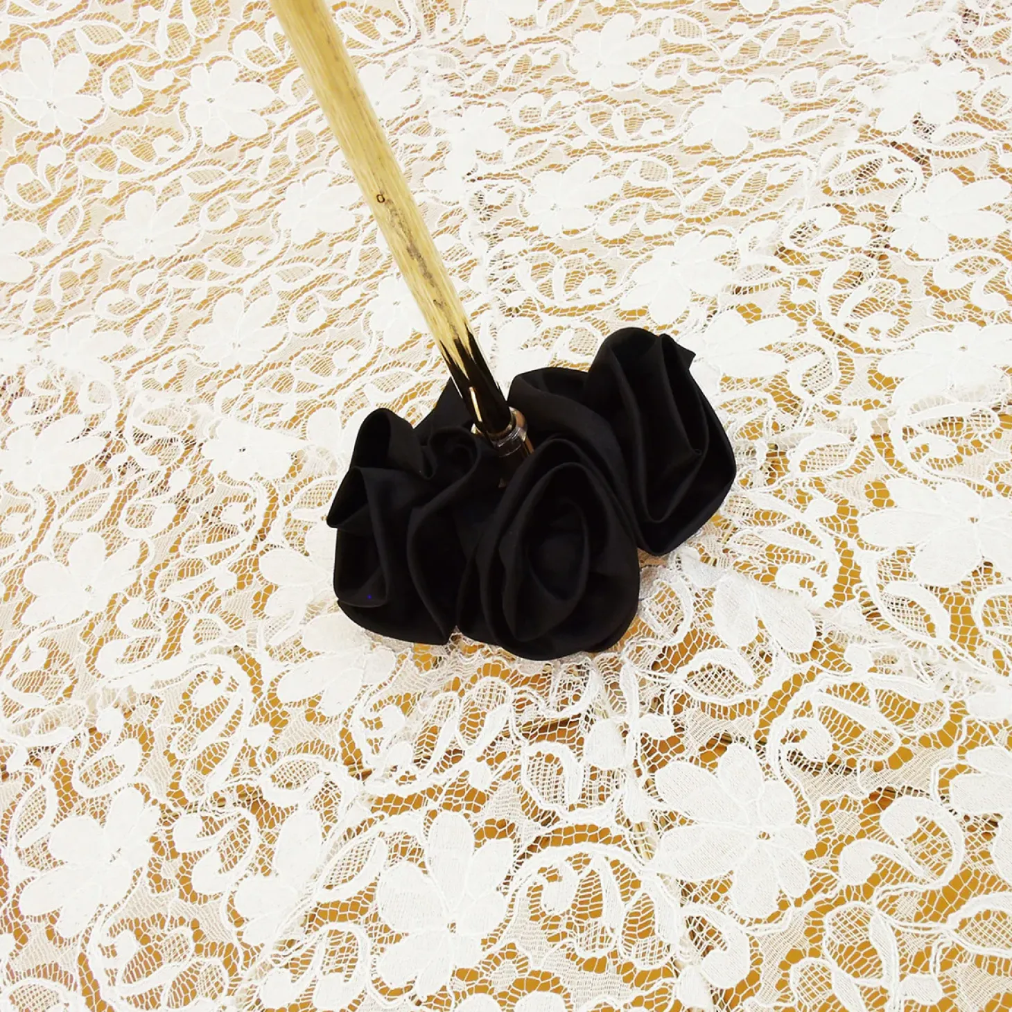 Yellow Gold Women's Umbrella Fashion Crystals Umbrellas Great Gift Idea